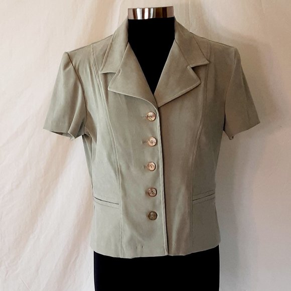 KC Spencer Button Down Jacket Top - Picture 5 of 8